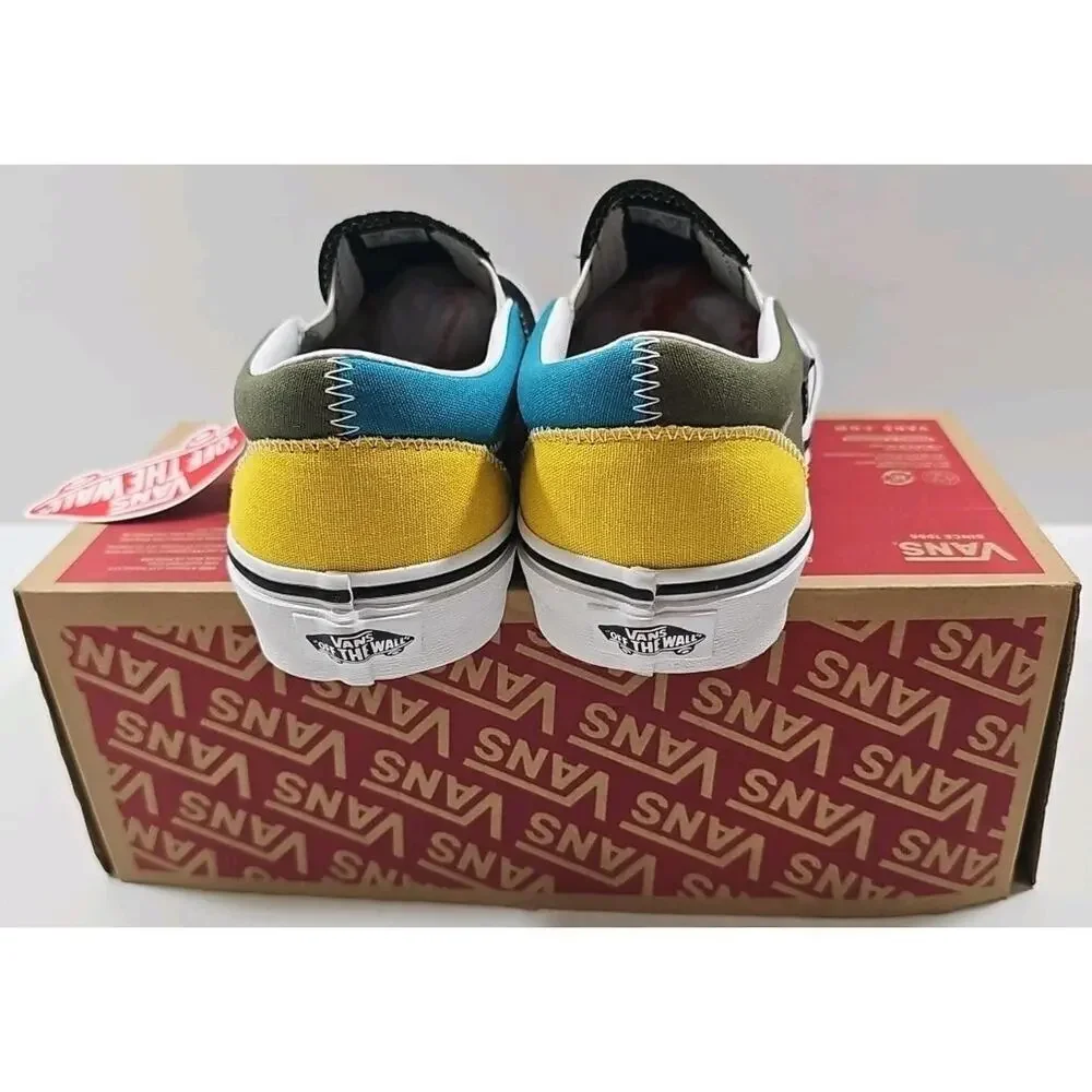 Vans ~Woman 10; Men's 8.5~Classic Slip-On Zig Zag Multi/True Sneakers NEW